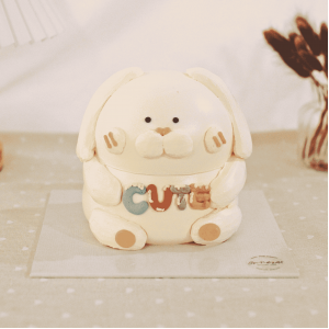3D - White Bunny